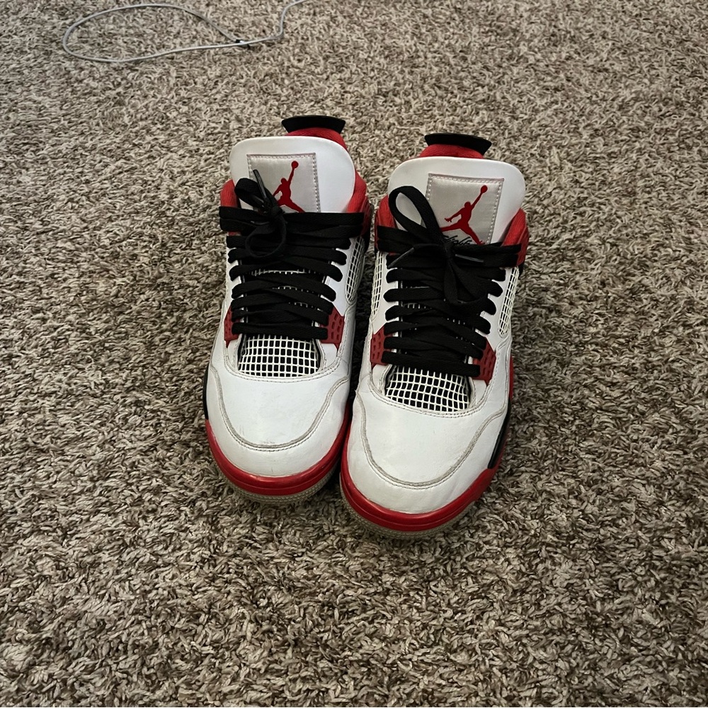 Jordan Sneakers Red and White